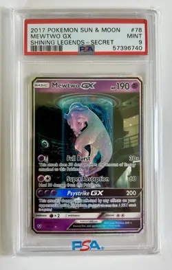 Shining Legends Complete Set 1-78 Pokemon * Minty Mewtwo GX - Image 1