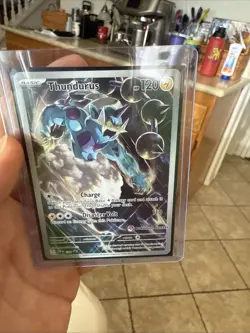 Pokemon Center Thundurus Black Bolt SVP 209 ETB Promo TCG Stamped - Image 1