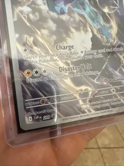 Pokemon Center Thundurus Black Bolt SVP 209 ETB Promo TCG Stamped - Image 3