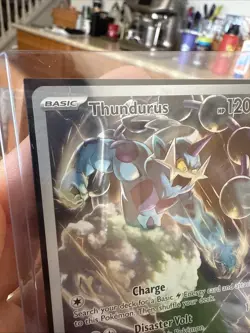 Pokemon Center Thundurus Black Bolt SVP 209 ETB Promo TCG Stamped - Image 4