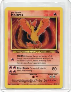Pokemon Card Lot - Moltres 27/62 + Kabutops 24/62 - Fossil Set 1999 - Image 5
