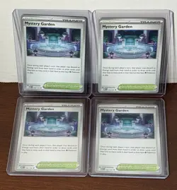 Playset 4x Mystery Garden 122/132 MEG, Pokemon Mega Evolution Play Set TCG - Image 1