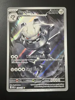 Steelix 150/132 Illustration Rare Pokemon Mega Evolution NM - Image 1