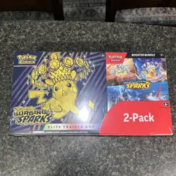 Pokemon Surging Sparks Elite Trainer Box/Booster Bundle Costco 2-Pack - SEALED - Image 1