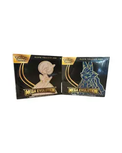 Pokemon Center Mega Evolution Gardevoir & Lucario ETB Bundle (1 of each) PRESALE - Image 1