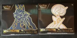 Pokemon Center Mega Evolution Gardevoir & Lucario ETB Elite Trainer Box Set of 2 - Image 1
