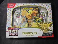 Pokemon TCG Scarlet & Violet 151 Zapdos EX Collection Box - Factory Sealed - Image 1