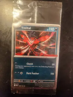 Pokemon TCG Yveltal 088/132 Holo Mega Evolution (Sealed GameStop Promo) - Image 1