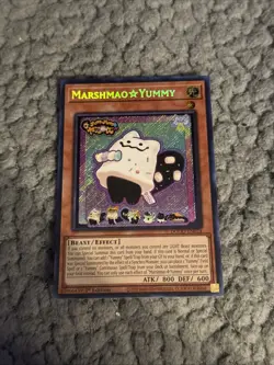Yu-Gi-Oh! Marshmao Yummy Secret Rare DOOD-EN024 1st Edition Near Mint - Image 1
