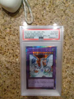 Yu-Gi-Oh Cyber ​​End Dragon 20CP-JPS04 20th Secret PSA10 Japanese - Image 1