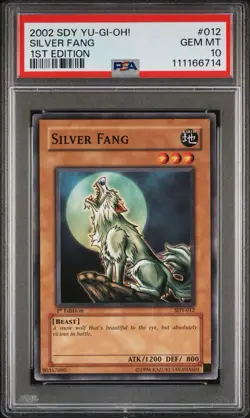2002 Yu-Gi-Oh! Silver Fang Starter Deck: Yugi SDY 1st Edition Common PSA 10 - Image 1