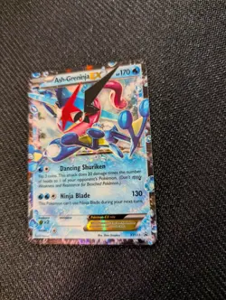 Ash Greninja EX - XY133 - Pokemon XY Promo Ultra Rare Card LP - Image 4