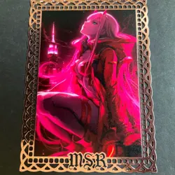 Goddess Story Gold METAL Card - Serial Number #012/100! Anime Bikini Zero Two - Image 1