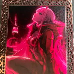 Goddess Story Gold METAL Card - Serial Number #012/100! Anime Bikini Zero Two - Image 2
