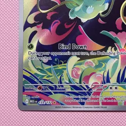 Pokemon Mega Evolutions Bulbasaur IR 133/132 Illustration Rare IR Card - Image 5