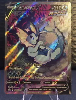 Pokemon Vaporeon V - SWSH181 SWSH: Sword & Shield Promo Card Holo - NM - Image 1