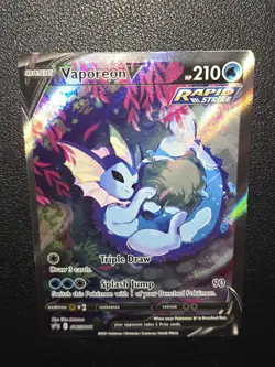 Pokemon Vaporeon V - SWSH181 SWSH: Sword & Shield Promo Card Holo - NM - Image 2
