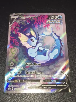 Pokemon Vaporeon V - SWSH181 SWSH: Sword & Shield Promo Card Holo - NM - Image 3