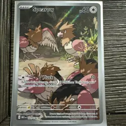 Pokemon Card TCG Spearow 151/132 (Illustration Rare) Mega Evolutions - Image 1