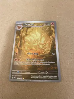 Ninetales 199/197 Pokemon TCG S&V Obsidian Flames Holo Illustration Rare Card - Image 3