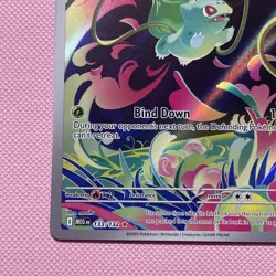 Pokemon Mega Evolutions Bulbasaur IR 133/132 Illustration Rare IR Card - Image 2