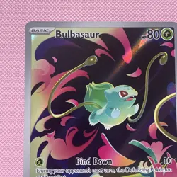 Pokemon Mega Evolutions Bulbasaur IR 133/132 Illustration Rare IR Card - Image 5
