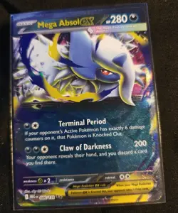 Mega Absol ex 086/132 Pokemon TCG Card Mega Evolution English - Image 1