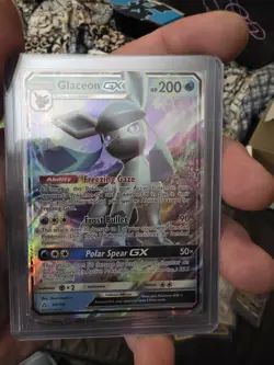 Pokemon TCG Glaceon GX 39/156 SM 2018 Ultra Prism Holo Card - Image 1