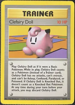 Clefairy Doll 070/102 Base Set Regular - Pokemon Card - Image 1