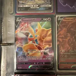 Alakazam V SWSH083 Black Star Promo Ultra Rare Holo Pokemon TCG Card NM - Image 1