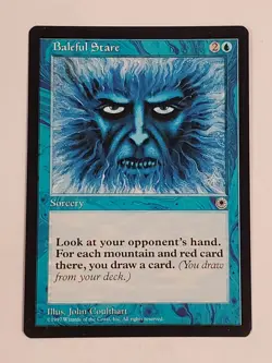 MTG Baleful Stare (Portal/Blue/U) - BGM - Image 1