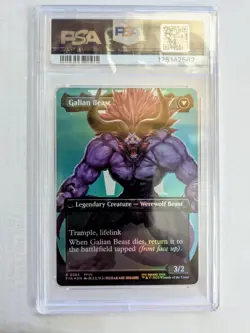 MTG FINAL FANTASY CHARACTER BORDERLESS FOIL Vincent Valentine PSA GRADE 10 - Image 2