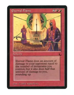 Eternal Flame - Magic the Gathering MTG - The Dark - Image 1