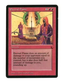 Eternal Flame - Magic the Gathering MTG - The Dark - Image 1
