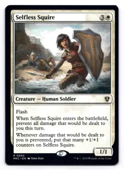 Selfless Squire NM Commander: Murders at Karlov Manor 0082 MTG Regular - Image 1