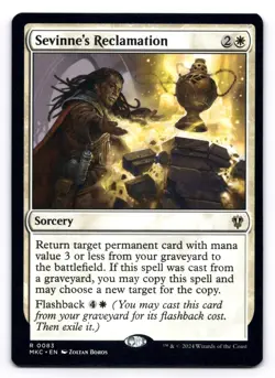Sevinne's Reclamation NM Commander: Murders at Karlov Manor 0083 MTG Regular - Image 1