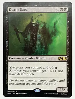 Death Baron LP Core Set 2019 090/280 Magic: The Gathering MTG Regular - Image 1