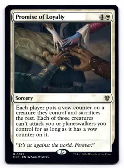 Promise of Loyalty NM Commander: Murders at Karlov Manor 0079 MTG Regular - Image 1
