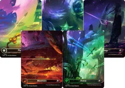 Foil Land Set (Borderless) [Edge of Eternities] MTG - Image 1