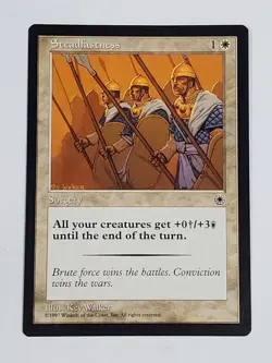 MTG Steadfastness (Portal/White/C) - BGM - Image 1