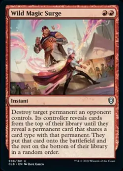 Wild Magic Surge [Commander Legends: Battle for Baldur's Gate] Magic MTG - Image 1
