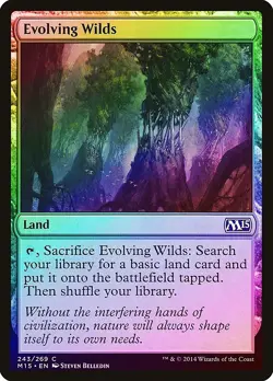 Evolving Wilds #243 (Foil) (NM) Magic 2015 M15 Magic MTG - Image 1