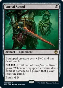 Vorpal Sword [Dungeons & Dragons: Adventures in the Forgotten Realms] Magic MTG - Image 1