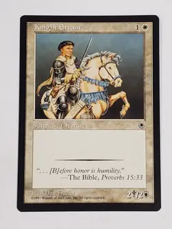 MTG Knight Errant (Portal/White/C) - BGM - Image 1