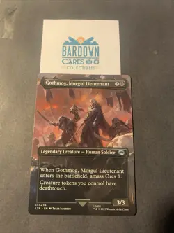 Gothmog, Morgul Lieutenant - Borderless - Scene - LTR - MTG - EN - NM - 0429 - Image 1