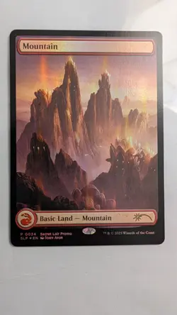 MTG Mountain John Avon Full Art *FOIL* MagicCon Atlanta 2025 MT/NM - Image 1