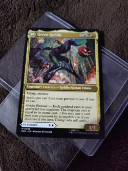MTG Marvel's Spider-Man Norman Osborn/Green Goblin Mythic Regular 0039 NM/M+! - Image 1