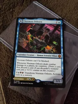 MTG Marvel's Spider-Man Norman Osborn/Green Goblin Mythic Regular 0039 NM/M+! - Image 2
