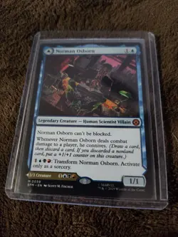 MTG Marvel's Spider-Man Norman Osborn/Green Goblin Mythic Regular 0039 NM/M+! - Image 4