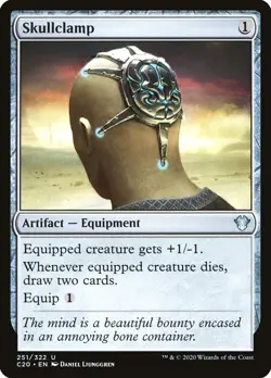 Skullclamp [Commander 2020] Magic MTG - Image 1